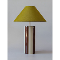 Nouveau produit Lampe de table LED Décoration intérieure Base de lampe en laque Conception OEM Emballage personnalisé Chambre à coucher méditerranéenne Artisanat HNH Vietnam