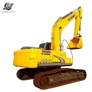 Excavatrice d'occasion Kobelco SK270, 27 tonnes, godet de 1,5 m³, marque japonaise d'origine, grande excavatrice de construction sur chenilles, faible nombre d'heures, certifiée CE - Product Image 1