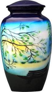 Urna de cremación para cenizas Adulto Hecho a mano para cenizas de mascotas Contenedor de urna de entierro para restos humanos Urna funeraria conmemorativa - Product Image 4