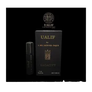 UALIF SAGACITY CONCENTRATED LONG LASTING NATURAL 8 ML UNISEX ROLL ON ATTAR IDEAL IN ALL SEASONS DAILY USE
