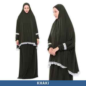 Confortable modeste vêtements islamiques pour Hijab Abaya grande taille adultes à manches longues respirant solide motif Simple naturel Maxi - Product Image 2