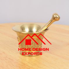 2025 vente chaude en laiton métal mortier et Pastel en argent fini pour épices meulage accessoires de cuisine cuisine de haute qualité - Product Image 5