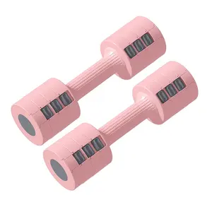 Ustom-mancuernas ajustables para mujer, equipo de gimnasio, color rosa