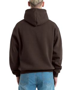 Sweat à capuche pour homme en coton français de haute qualité, polaire épais, uni, teinture unie, logo personnalisé, camouflage - Product Image 2