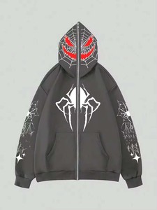 Sudadera Deportiva Informal con Estampado Personalizado Bordado, Sudadera de Invierno de Felpa de Algodón de 320 g con Estilo Urbano Ecológico - Product Image 5