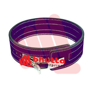 High Quality Men's Cowhide Leather Weightlifting Lever <b>Belt</b> Gym Power Workout Fitness Support with Safety Features - Product Image 4