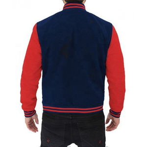 2025 chaquetas universitarias de lana con patrón de bordado cómodo personalizado para Mujeres y Hombres estilo de vuelo clásico Letterman para invierno - Product Image 3