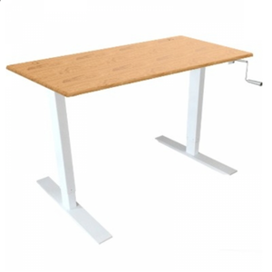 SMARTDESK Y Home-Designed Adjustable <b>Computer</b> <b>Desk</b> in Wood Color with Height Feature - Product Image 1