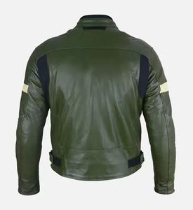 Chaqueta de cuero de vaca de alta calidad para hombre, chaqueta de cuero PU diseñada a la moda, ropa de hombre de alta calidad - Product Image 2
