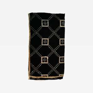 ผ้าคลุมไหล่กำมะหยี่ระบายอากาศได้ดีสำหรับผู้หญิงผ้าคอตตอนตัวยาวลายดอกไม้ดีไซน์ลายดอกไม้เรียบง่ายราคาดีที่สุด - Product Image 1