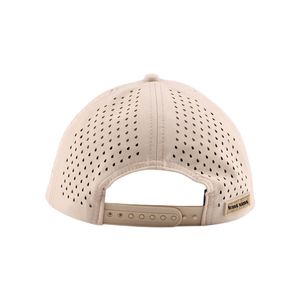 Casquette de golf minimaliste à 6 panneaux avec perforations laser, logo personnalisé en caoutchouc sur le côté, ajustement athlétique respirant - Product Image 5