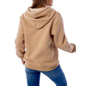 Sweats à capuche pour femmes à épaules tombantes avec détails Sweats à la mode pour tenue décontractée Sweats à capuche Streetwear à la mode pour femme - Product Image 4