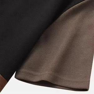 Luxe Boxy surdimensionné recadrée hommes 100% coton 250 grammes tricoté t-shirts personnalisé imprimé conception graphique Streetwear Style décontracté - Product Image 2