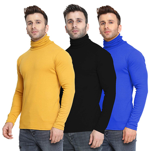 Camisetas de hombre de talla grande personalizables de alta calidad, diseño cómodo de cuello largo, Jersey transpirable de tela, suéter de invierno - Product Image 6