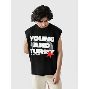Camiseta Casual Young Turnt Sando Talla XL, Transpirable, de Algodón y Poliéster, con Capucha, Diseño Estampado, Tejido de Punto, Técnica Lavada - Product Image 2