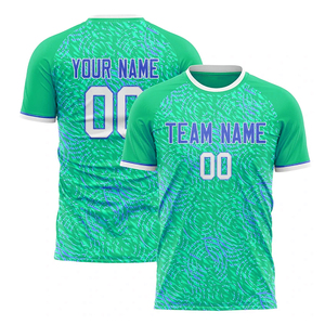 Custom Quality Adult Football Jersey 100% Polyester Quick Dry Automated Cutting Custom Logo Shirts & Tops Sportswear - Product Image 4