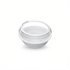 Ciotola per Insalata Trasparente in PS da 32oz con Base e Coperchio, Utensili per Insalata - Product Image 2