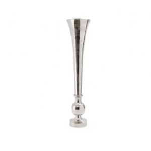 Decorative Metal Flower <b>Storage</b> Vase in Silver Finished Perfect for Home and Garden Accessories Elegant <b>Storage</b> Display Piece - Product Image 1