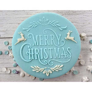 Christmas CookieDesigner Fondant Embosser Stamp Essential Cake Decorating Supply - Product Image 2