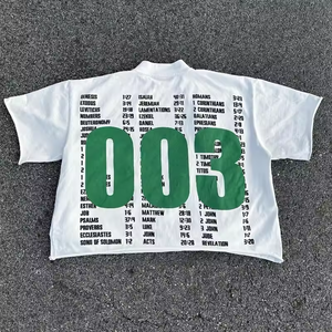 เสื้อยืดผู้ชาย คอโอ ทรงหลวม ไหล่ตก ดีไซน์สั่งทำพิเศษ ผ้าฝ้าย 100% คุณภาพพรีเมียม หรูหรา เป็นมิตรต่อสิ่งแวดล้อม - Product Image 3