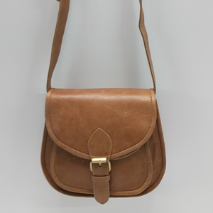 กระเป๋าข้างรถจักรยานยนต์หนังแท้สีน้ำตาลล้วนดีไซน์ใหม่จากผู้ส่งออกอินเดีย - Product Image 1