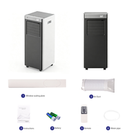 Climatiseur portable 7000 BTU, climatisation et chauffage mobile, 220 à 240 V, 50 Hz, R290, pour chambre et bureau