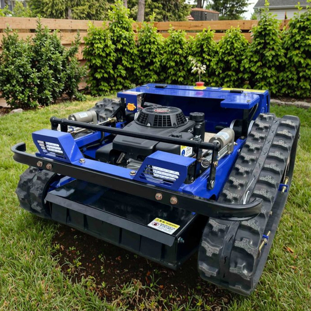 NEW Lawn Tractor Crawler Robot Remote Control Machine Grass Cutter Lawn Mower