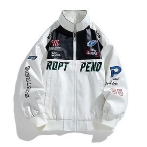 แจ็คเก็ตหนังสำหรับขี่มอเตอร์ไซค์สำหรับผู้ชาย, เสื้อโค้ทกันน้ำเสื้อโค้ทผู้ชายเสื้อแจ็กเก็ตบุรุษจริงสำหรับฤดูใบไม้ร่วงและฤดูหนาว - Product Image 5