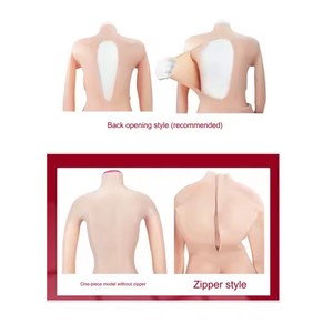 Tuta Morbida da <span class=keywords><strong>Uomo</strong></span> con Imbottiture in Silicone <span class=keywords><strong>per</strong></span> Protesi Mammarie, Accessori <span class=keywords><strong>per</strong></span> Travestiti e Cross-Dressing - Product Image 2