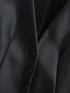 Chaleco de Cuero Genuino para Hombre, Estilo Urbano, Cuello en V, Cierre de un Solo Botón, Impermeable, Transpirable, para Invierno, con Bolsillos, Informal - Product Image 4