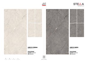 Azulejos de porcelana brillante sin fin 600x1200 | Azulejos de pared y suelo de gran formato pulido de primera calidad 24x48 | Diseños de exportación modernos y duraderos - Product Image 2