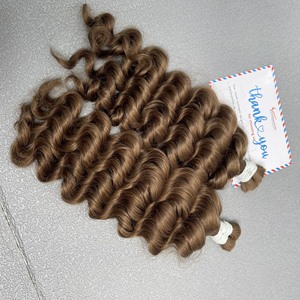 Extensiones de Cabello Humano Virgen Remy de Primera Calidad, Ondulado Profundo, Trama Doble a Máquina, Cabello Vietnamita a Granel, Todos los Colores, Voluminoso - Product Image 4