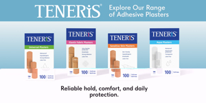 Pansements médicaux universels TENERIS, paquet de 100, imperméables, hypoallergéniques, sans latex, certifiés TUV, deux tailles, 72x19mm - Product Image 5