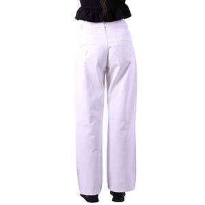 Pantalons en jean déchirés de style palazzo pour femmes - Product Image 3