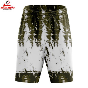 กางเกงขาสั้นผู้ชายผ้าตาข่ายพิมพ์ลายแบบซับลิเมชั่นสั่งทำพิเศษแบบสบายๆ มีกระเป๋า - Product Image 5