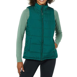 Chaleco acolchado ligero para mujer, chaqueta cálida de invierno sin mangas, chaleco acolchado para exteriores, tarifa al por mayor OEM personalizado 2025 - Product Image 3