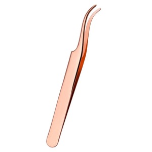 Pince à cils professionnelle en acier inoxydable pour extensions de cils, 1 pièce - Product Image 1