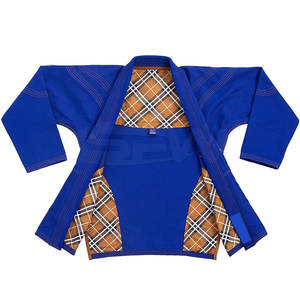 Jitsu MMA ชุดต่อสู้ผ้าฝ้าย100% คุณภาพสูงผลิตจากปากีสถานชุดเสื้อผ้าสำหรับต่อสู้ผ้าแห้งเร็วระบายอากาศได้ดีผ้า380กรัม - Product Image 3