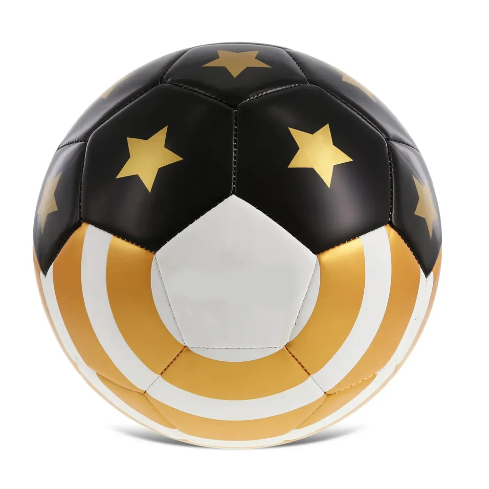 Offizieller Matchball mit Sternen Druck muster Personal isierte gute Qualität Langlebige Erwachsene und Kinder spielen Fußball