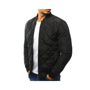 Venta al por mayor hombres acolchado abrigos Casual Zip Up Winter Bomber Jacket con personalización Outwear puffer chaqueta de invierno - Product Image 1