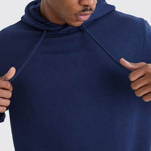 Sweat à capuche unisexe de qualité supérieure en jersey 100% coton, poids lourd, coupe classique, streetwear d'hiver, motif uni - Product Image 3