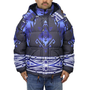 Veste bouffante pour hommes vêtements d'extérieur matelassés de qualité supérieure Service d'impression de logo personnalisé dernier Style impression veste en duvet à capuche gilet - Product Image 1