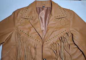 Customized Unique Color <b>Western</b> Suede Cowboy Leather <b>Jacket</b>/Unisex OEM Best Looking Genuine Leather <b>Jacket</b> For Men - Product Image 3