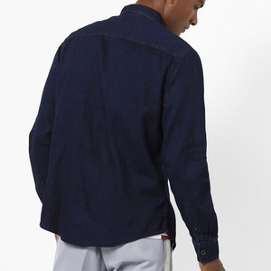 Camisa Vaquera de Algodón 100% para Hombre con Logotipo Personalizado, Corte Regular Informal, 230GSM, Alta Calidad, Ecológica, Antiarrugas, Secado Rápido - Product Image 3