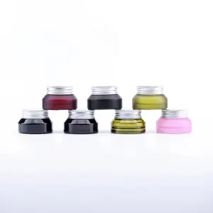 15G, rose, noir, vert, emballage vide, bouteilles en verre, pot de cosmétique, conteneur de maquillage, bouteilles de Lotion, flacons de crème pour le visage - Product Image 1
