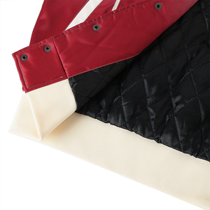 Chaquetas Varsity al por Mayor para Mujer, Chaquetas Varsity Ligeras de Satén, Forro de Cinta Personalizado, Bordado de Alta Calidad - Product Image 6