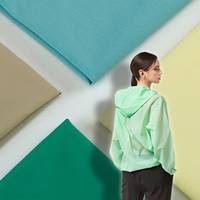 Tissu de veste coupe-vent imperméable ultra-fin en nylon 20D Millet Wrinkle 480t, protection solaire, respirant, vêtements de sport