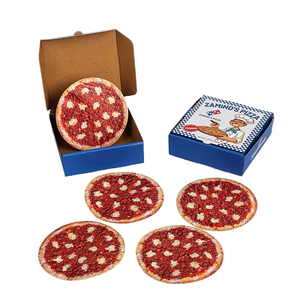 New Style 35 Mylar Bags And Box Child Resistant 3.5g Custom <b>Pizza</b> Die Cut Storage Pouches With <b>Boxes</b> - Product Image 2