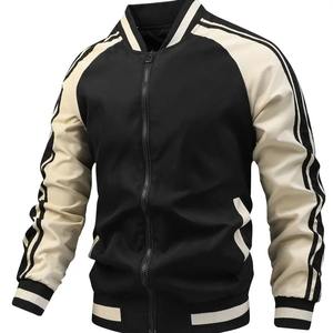 OEM/ODM Veste universitaire tendance de haute qualité pour hommes Streetwear universitaire élégant et décontracté Veste de baseball pour hommes - Product Image 3