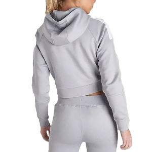 Tops cortos de mujer de alta calidad con diseño de capucha de logotipo personalizado para el invierno-¡Diseña tu propio estilo! ¡Precio razonable! - Product Image 5